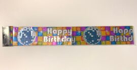 стрічка "Happy Birthday" диско-кулі